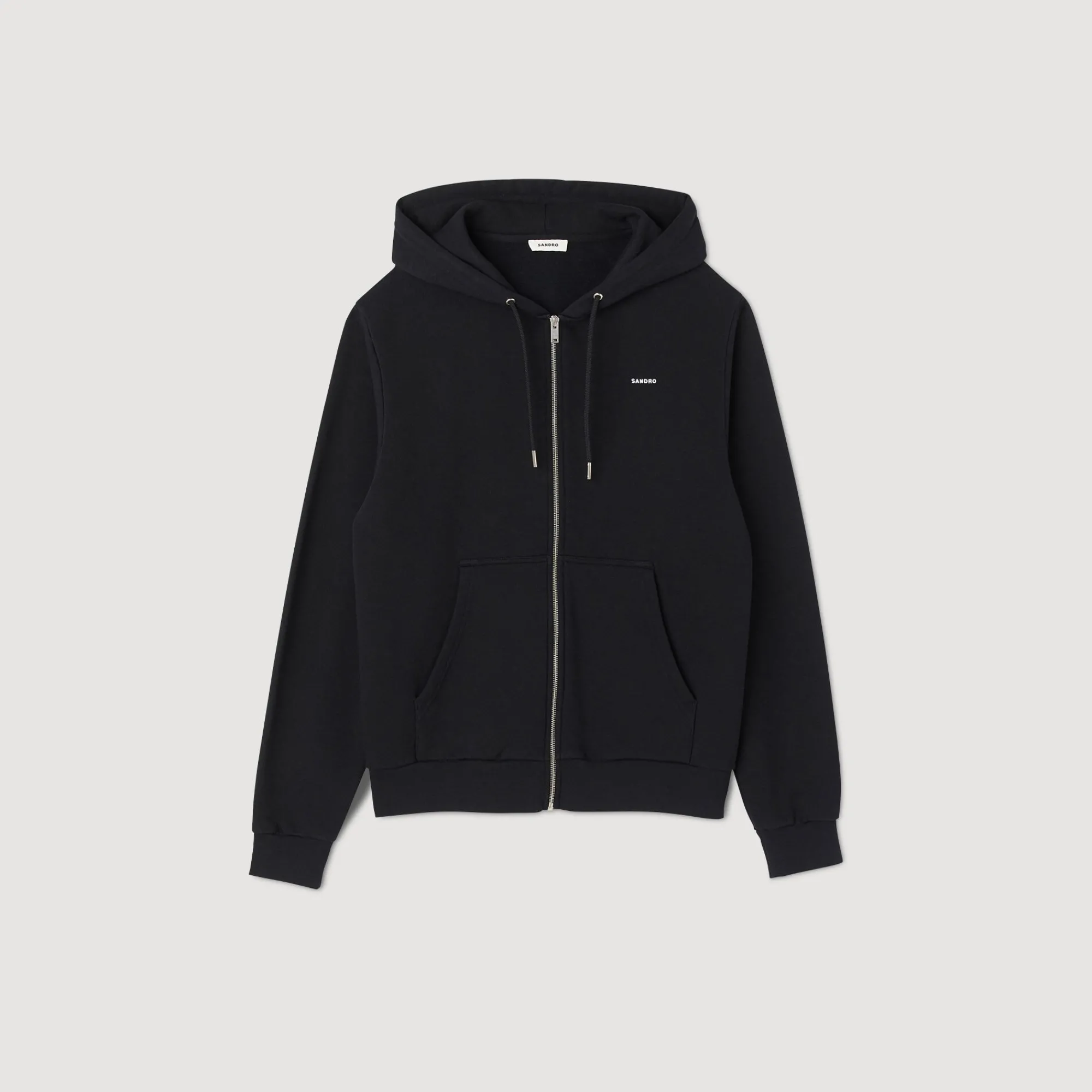 Sweats & Joggings*SANDRO Hoodie Molletonné à Capuche Noir