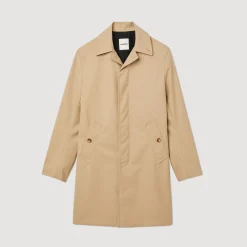 Manteaux & Blousons*SANDRO Imperméable Droit Beige