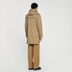Manteaux & Blousons*SANDRO Imperméable Mac Kaki clair