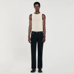 Jeans*SANDRO Jean Coupe Droite Noir