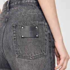 Pantalons & Jeans*SANDRO Jean Large Gris