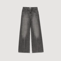 Pantalons & Jeans*SANDRO Jean Large Gris