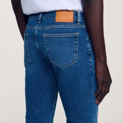 Jeans*SANDRO Jean Slim Avec Délavage Waterless Denim