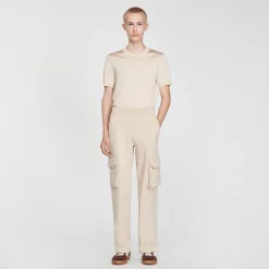 Pantalons & Shorts|Sweats & Joggings*SANDRO Jogging Cargo Beige