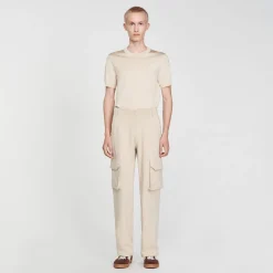 Pantalons & Shorts|Sweats & Joggings*SANDRO Jogging Cargo Beige