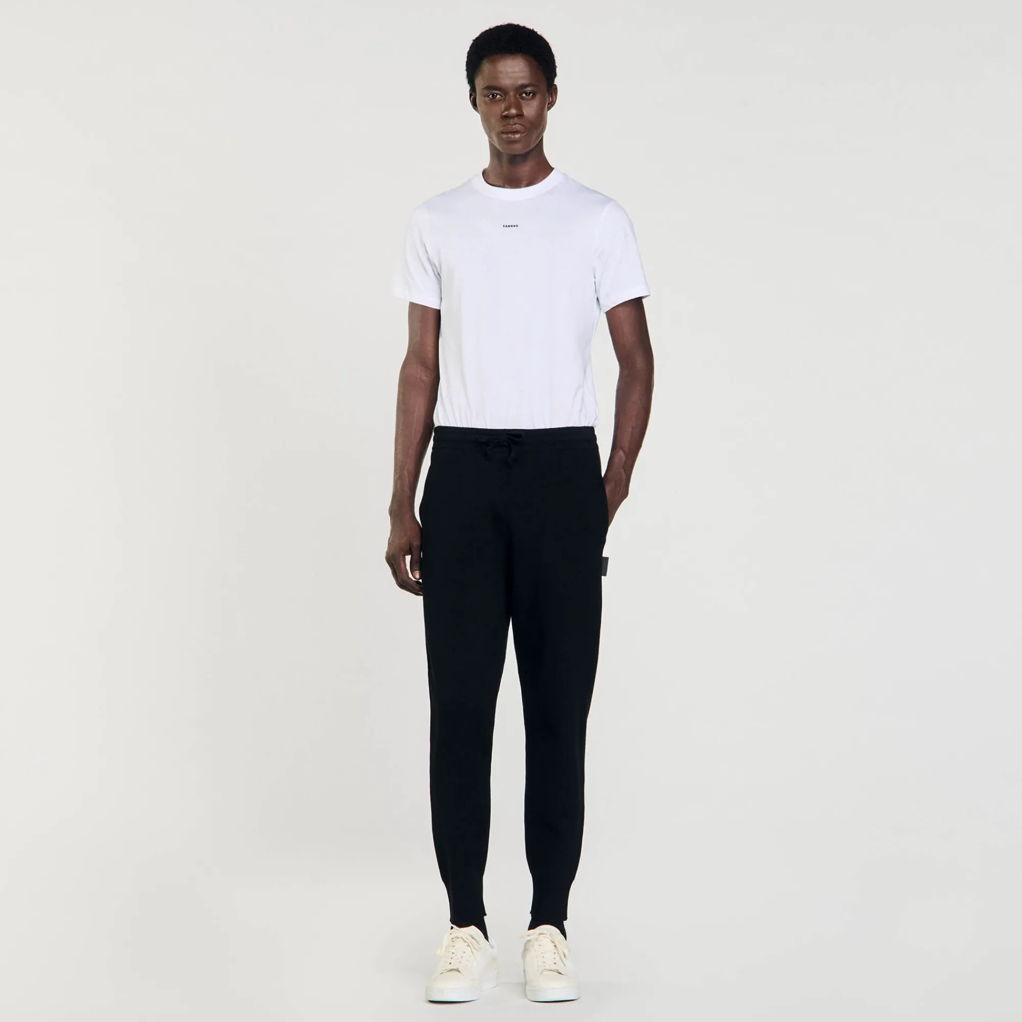 Sweats & Joggings*SANDRO Jogging En Maille Noir