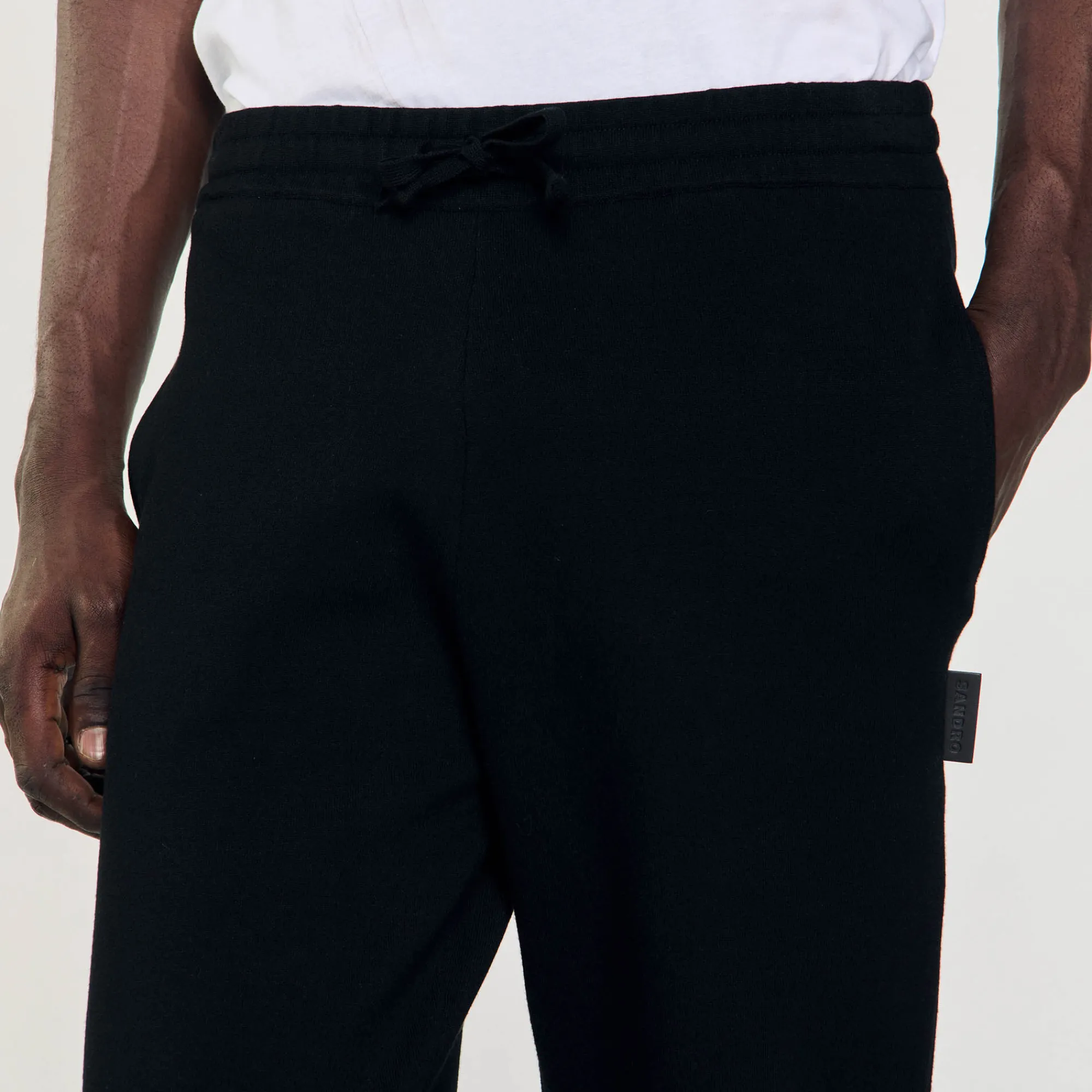 Sweats & Joggings*SANDRO Jogging En Maille Noir