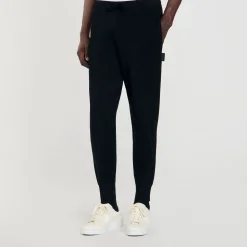 Sweats & Joggings*SANDRO Jogging En Maille Noir