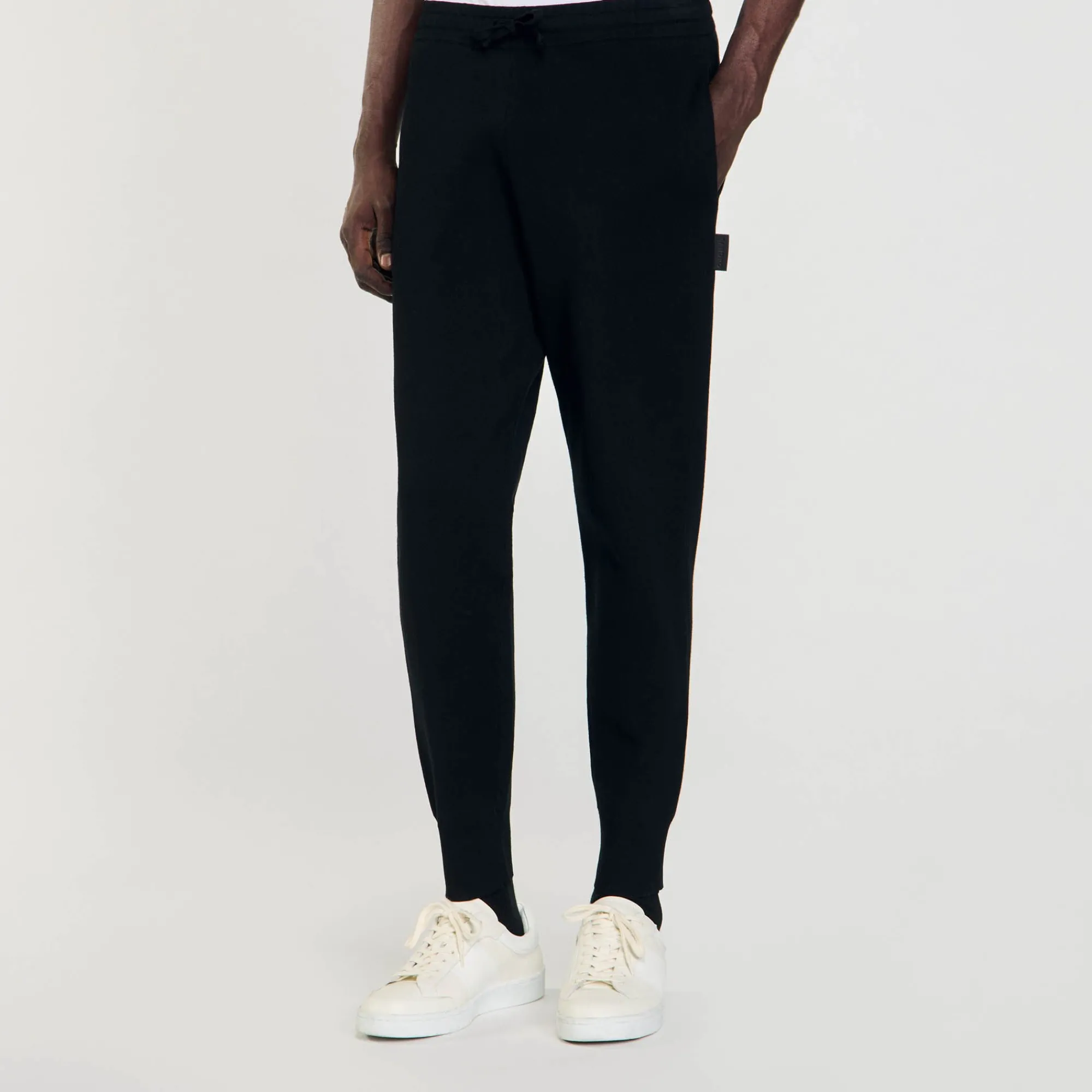 Sweats & Joggings*SANDRO Jogging En Maille Noir