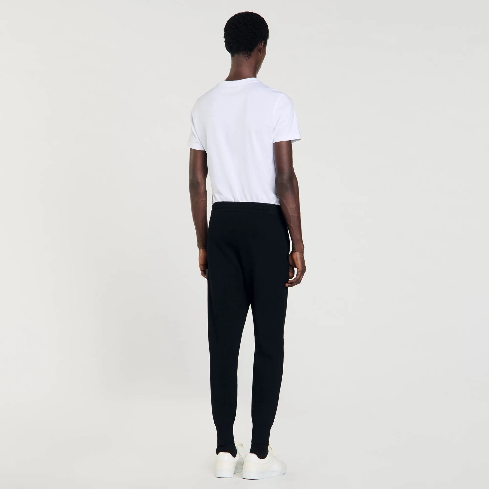 Sweats & Joggings*SANDRO Jogging En Maille Noir