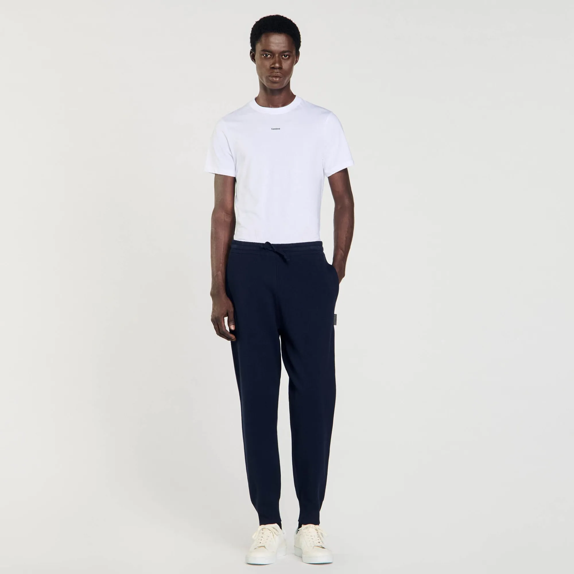 Sweats & Joggings*SANDRO Jogging En Maille Marine