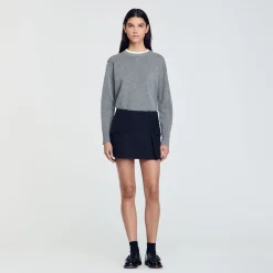 Jupes & Shorts*SANDRO Jupe Courte à Poches Noir