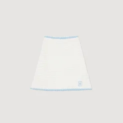 Ensembles|Jupes & Shorts*SANDRO Jupe Courte En Crochet blanc