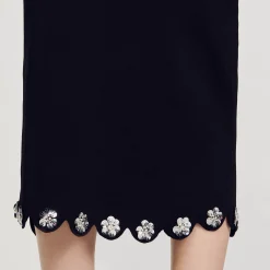 Ensembles|Jupes & Shorts*SANDRO Jupe Longue En Maille Noir