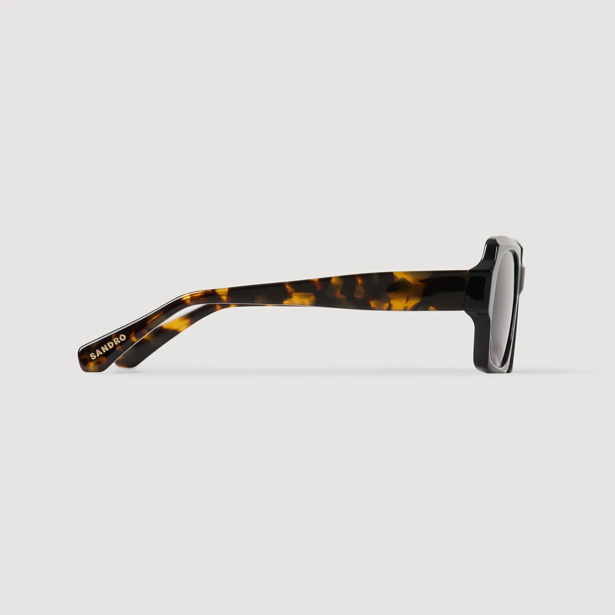 Lunettes De Soleil*SANDRO Lunettes De Soleil Carrées Noir