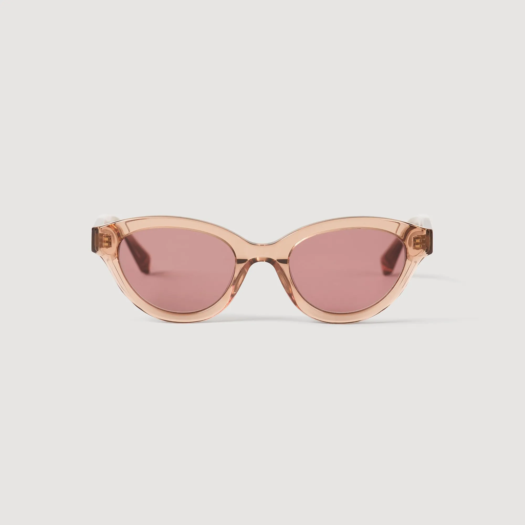 Lunettes De Soleil*SANDRO Lunettes De Soleil Cat Eyes Beige