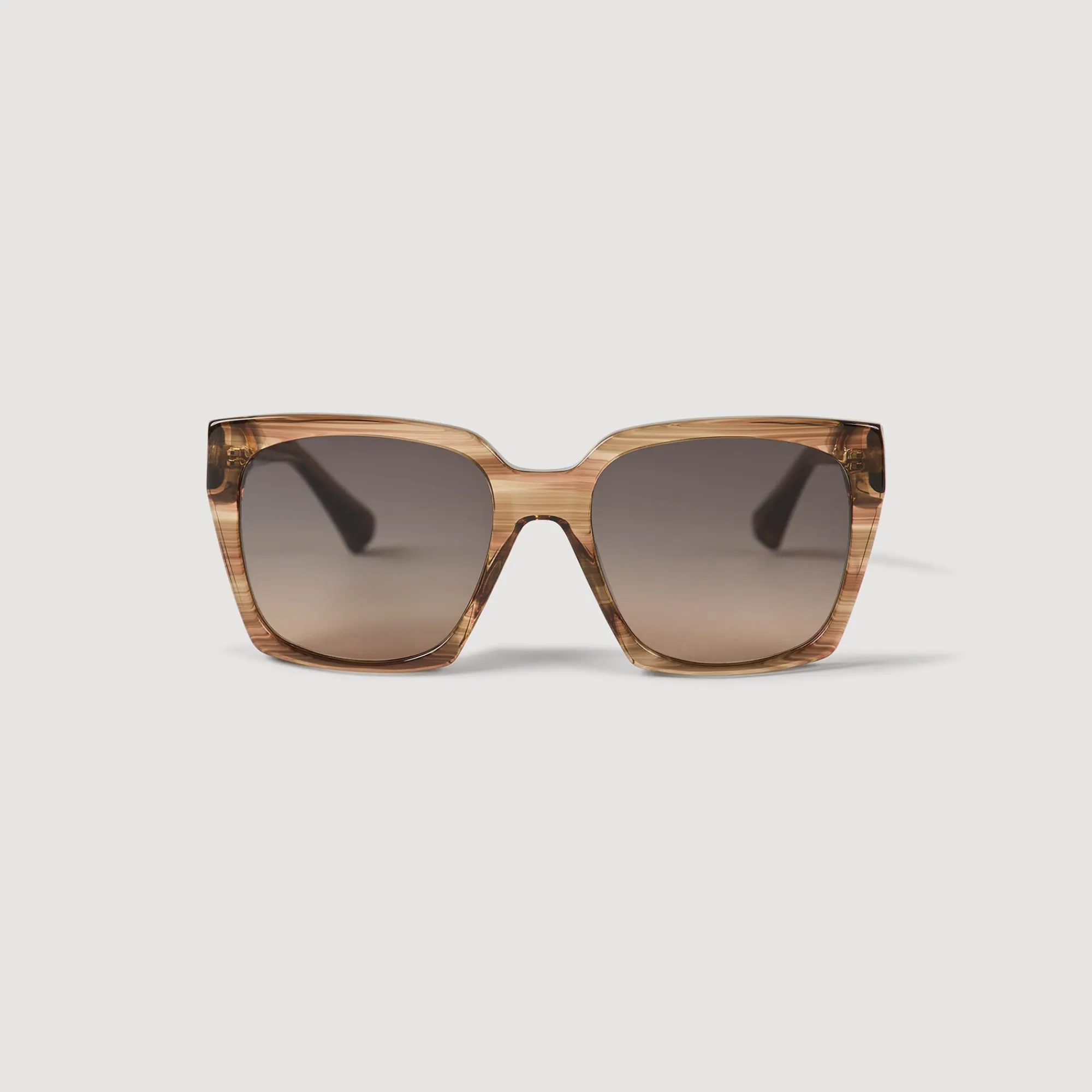 Lunettes De Soleil*SANDRO Lunettes De Soleil Larges Champagne