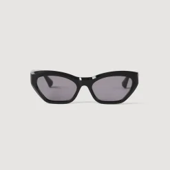 Lunettes De Soleil*SANDRO Lunettes De Soleil Ovales Noir