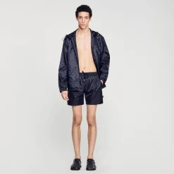 Pantalons & Shorts|Maillots De Bain*SANDRO Maillot De Bain Squarecross Noir