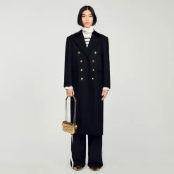 Sacs Porté Épaule|Mini Sacs*SANDRO Mini Sac Yza En Cuir Métallisé Doré