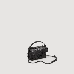 Sacs Porté Épaule|Mini Sacs*SANDRO Mini Sac Yza Sequins Noir
