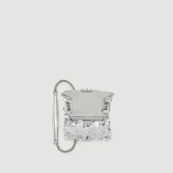 Sacs Porté Épaule|Mini Sacs*SANDRO Mini Sac Yza Sequins Argent
