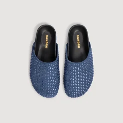 Mocassins & Mules*SANDRO Mules Strassées Bleu