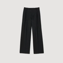 Ensembles|Pantalons & Jeans*SANDRO Pantalon à Rayures Gris Foncé