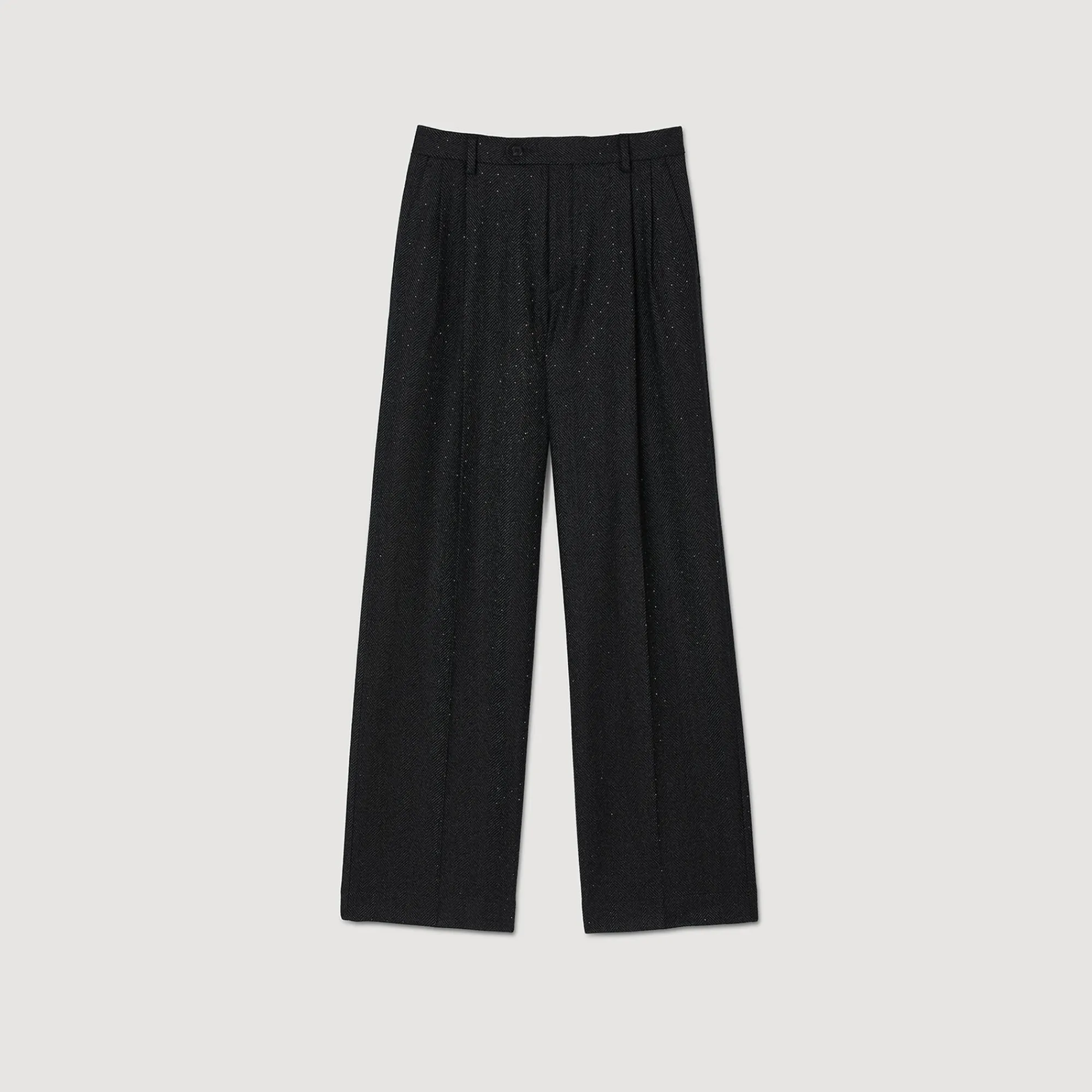 Ensembles|Pantalons & Jeans*SANDRO Pantalon à Rayures Gris Foncé