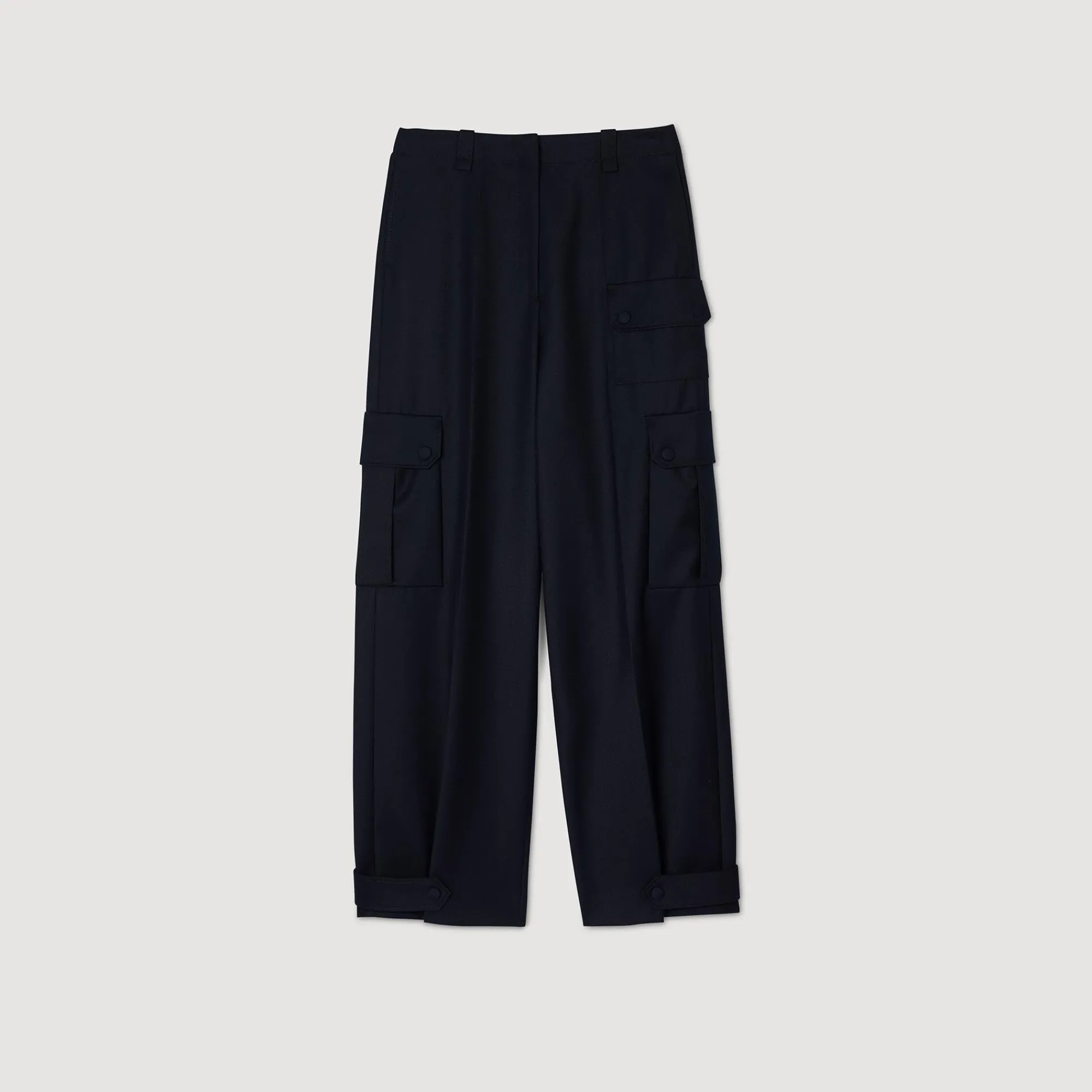 Ensembles|Pantalons & Jeans*SANDRO Pantalon Cargo Marine