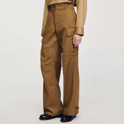 Pantalons & Jeans*SANDRO Pantalon Cargo Glaise