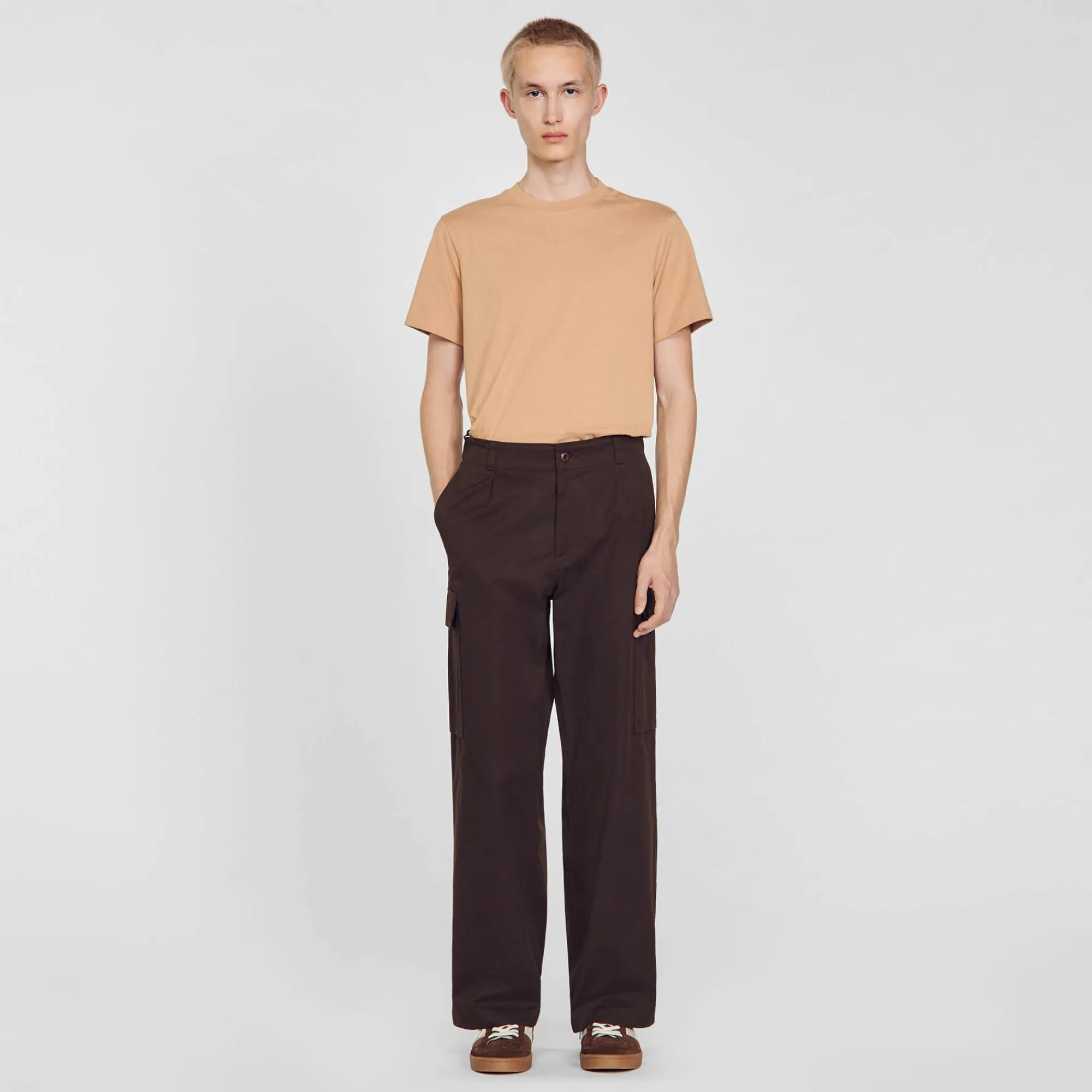 Pantalons & Shorts*SANDRO Pantalon Cargo Marron