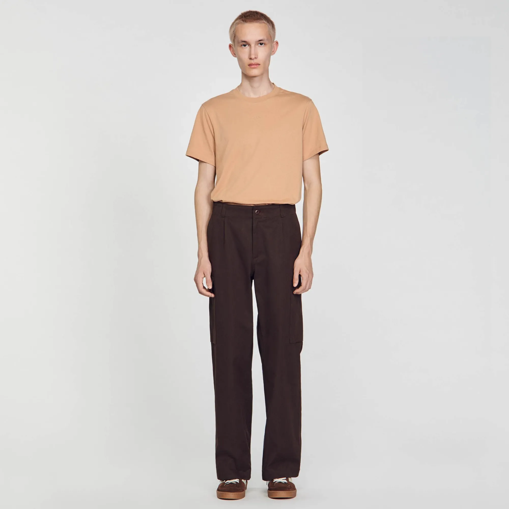 Pantalons & Shorts*SANDRO Pantalon Cargo Marron