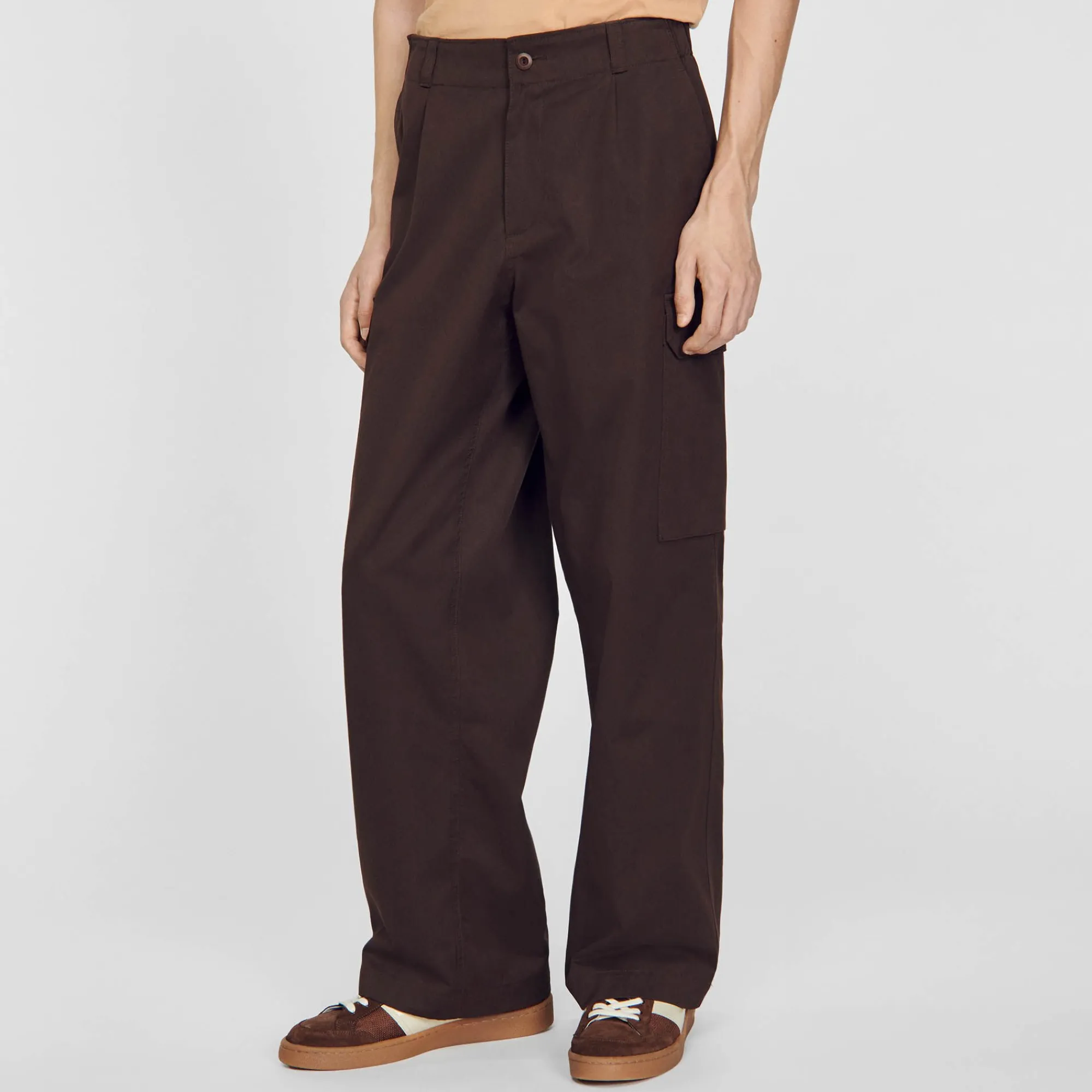 Pantalons & Shorts*SANDRO Pantalon Cargo Marron
