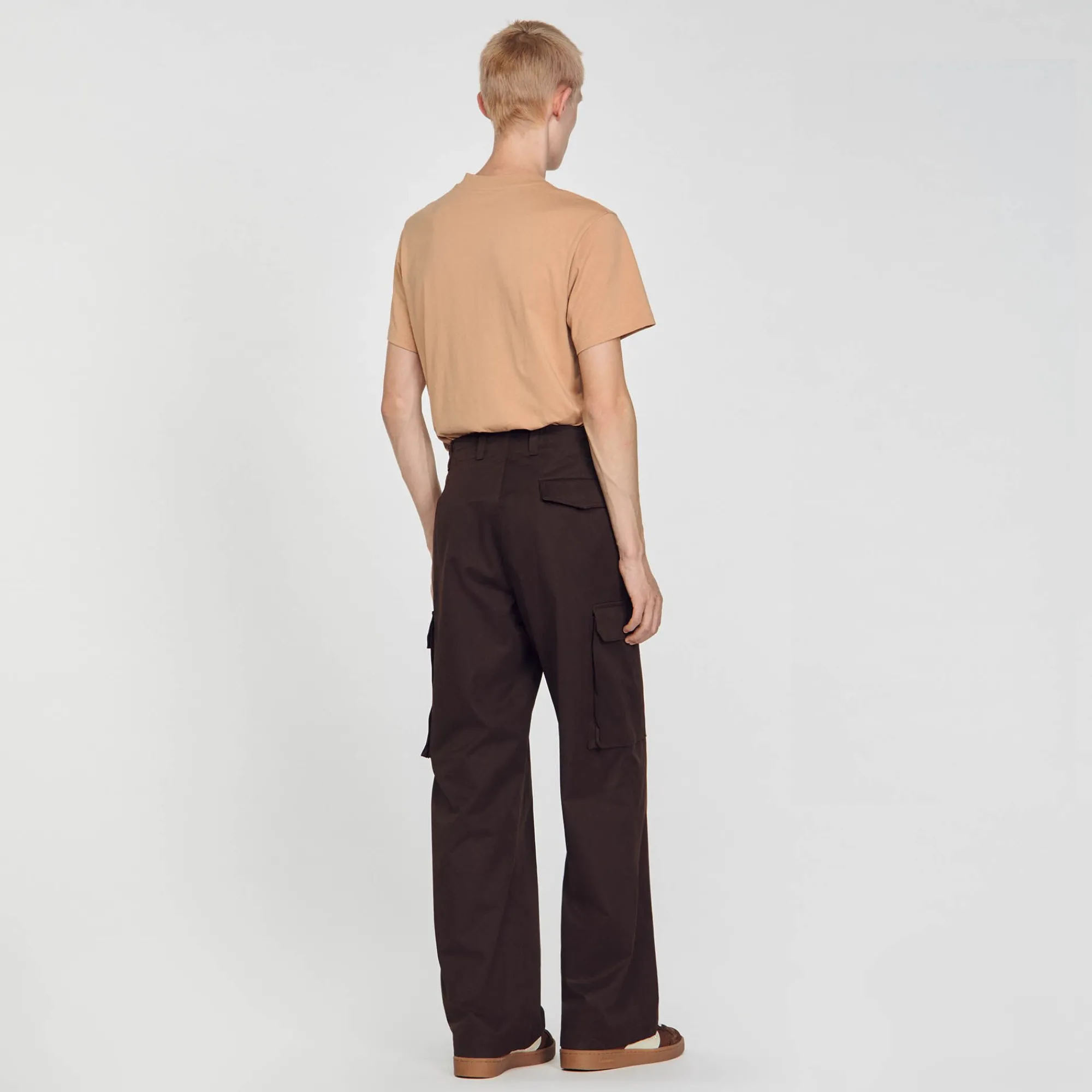 Pantalons & Shorts*SANDRO Pantalon Cargo Marron