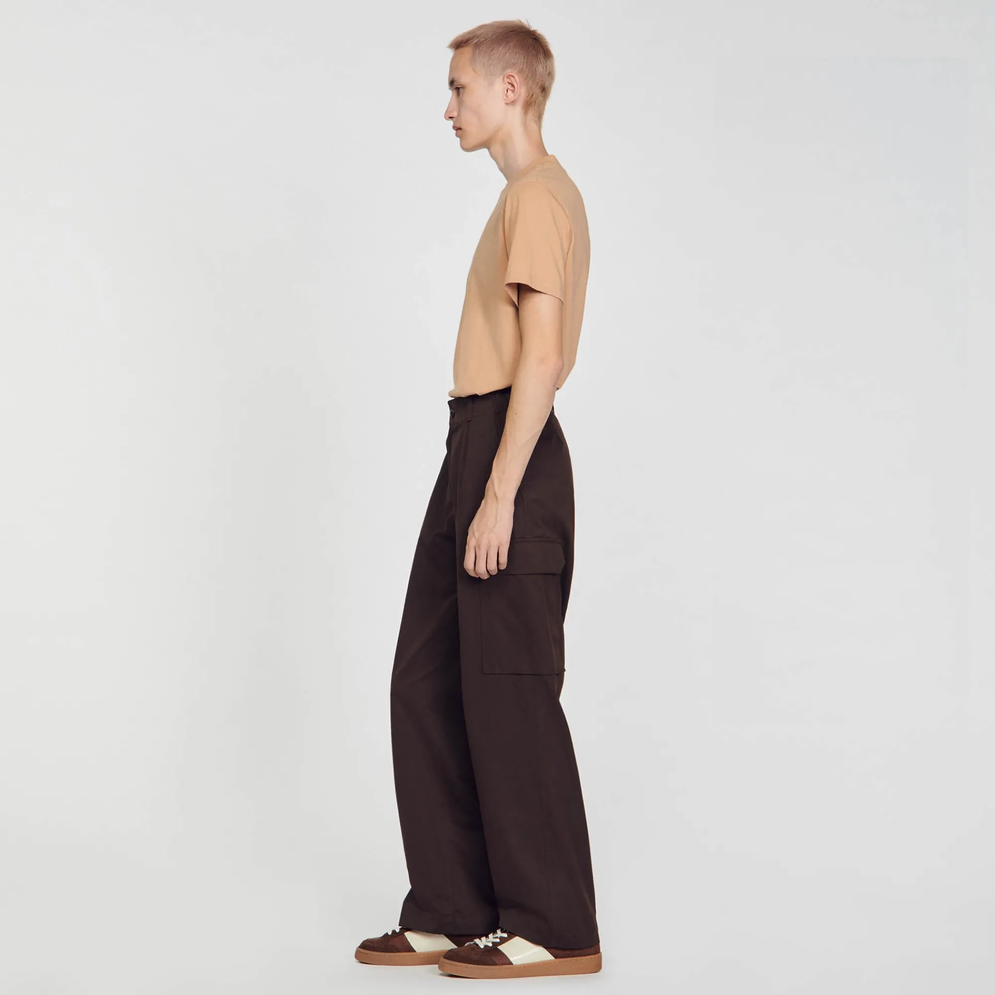 Pantalons & Shorts*SANDRO Pantalon Cargo Marron