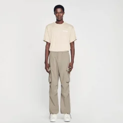 Pantalons & Shorts*SANDRO Pantalon Cargo Kaki clair