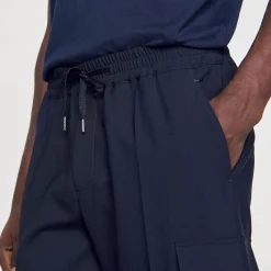 Pantalons & Shorts*SANDRO Pantalon Cargo élastiqué Marine