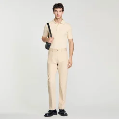 Pantalons & Shorts*SANDRO Pantalon Chino Droit Ficelle