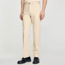 Pantalons & Shorts*SANDRO Pantalon Chino Droit Ficelle
