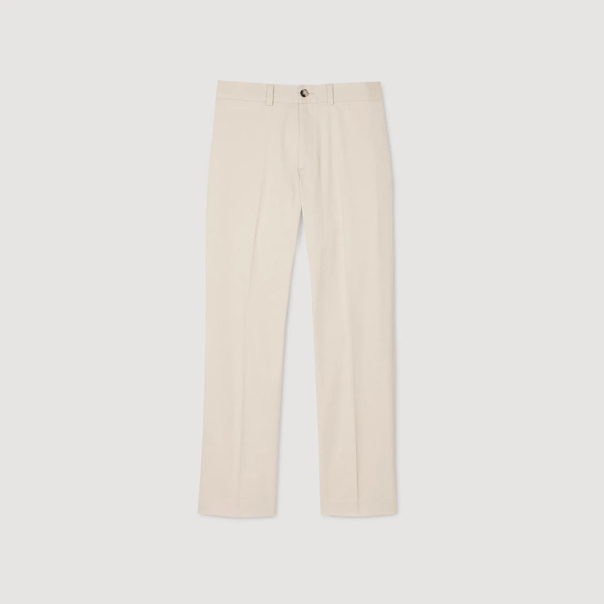 Pantalons & Shorts*SANDRO Pantalon Chino Droit Ficelle