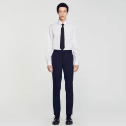 Pantalons & Shorts|Costumes & Smokings*SANDRO Pantalon De Costume Marine