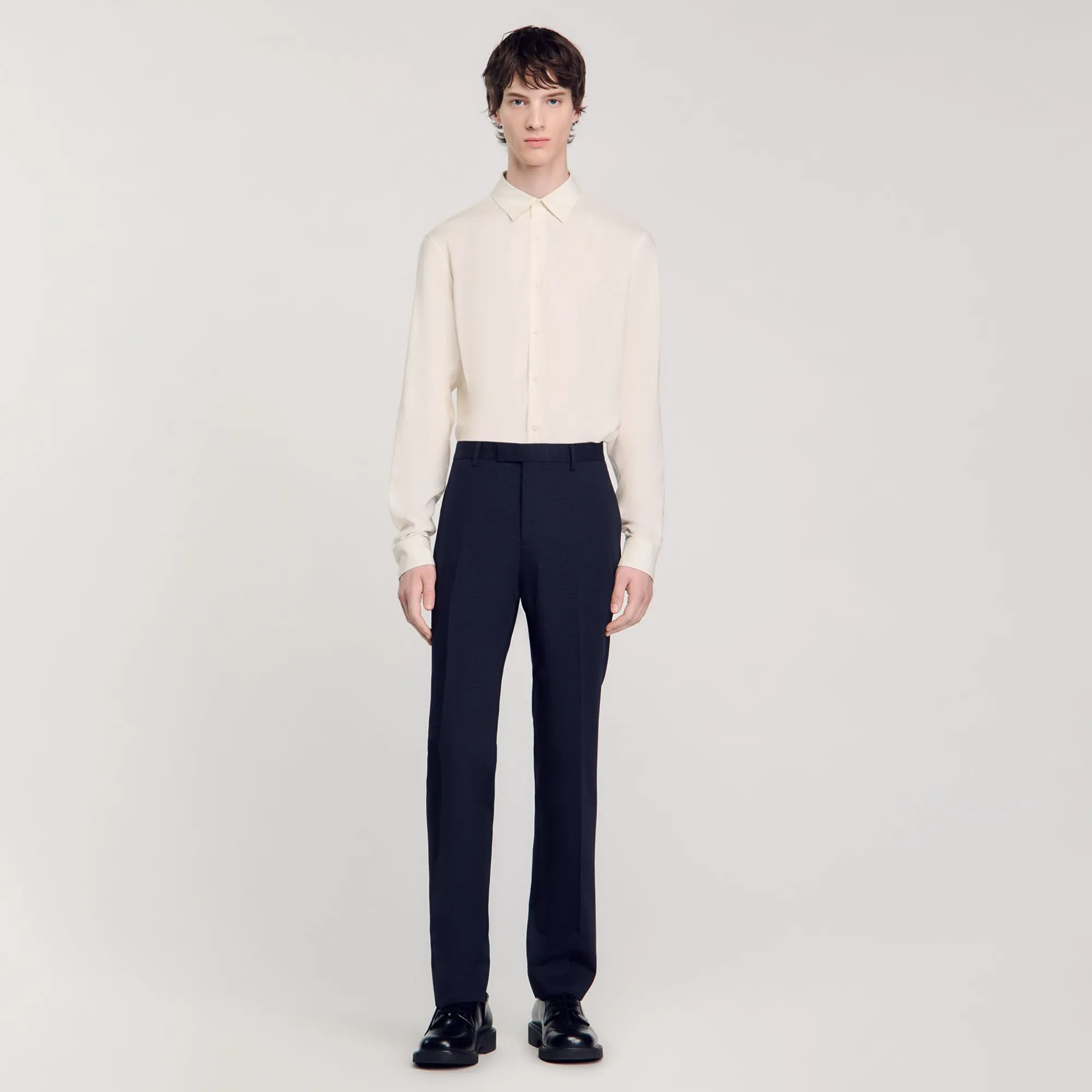 Pantalons & Shorts|Costumes & Smokings*SANDRO Pantalon De Costume Marine