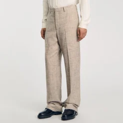 Pantalons & Shorts|Costumes & Smokings*SANDRO Pantalon De Costume Beige