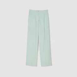 Costumes|Pantalons & Jeans*SANDRO Pantalon De Costume Large Vert D'Eau