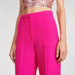 Costumes|Pantalons & Jeans*SANDRO Pantalon De Costume évasé Fushia