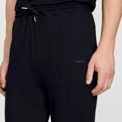 Sweats & Joggings*SANDRO Pantalon De Jogging En Maille Noir