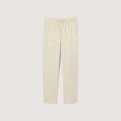 Pantalons & Shorts*SANDRO Pantalon Droit élastiqué Beige Clair