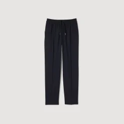 Pantalons & Shorts*SANDRO Pantalon Droit élastiqué Marine
