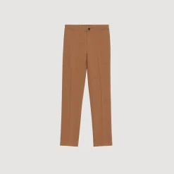 Pantalons & Shorts*SANDRO Pantalon En Jersey Camel